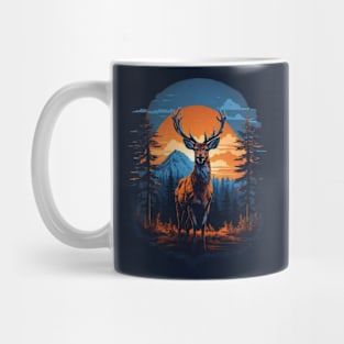 Deer in the forest Mug